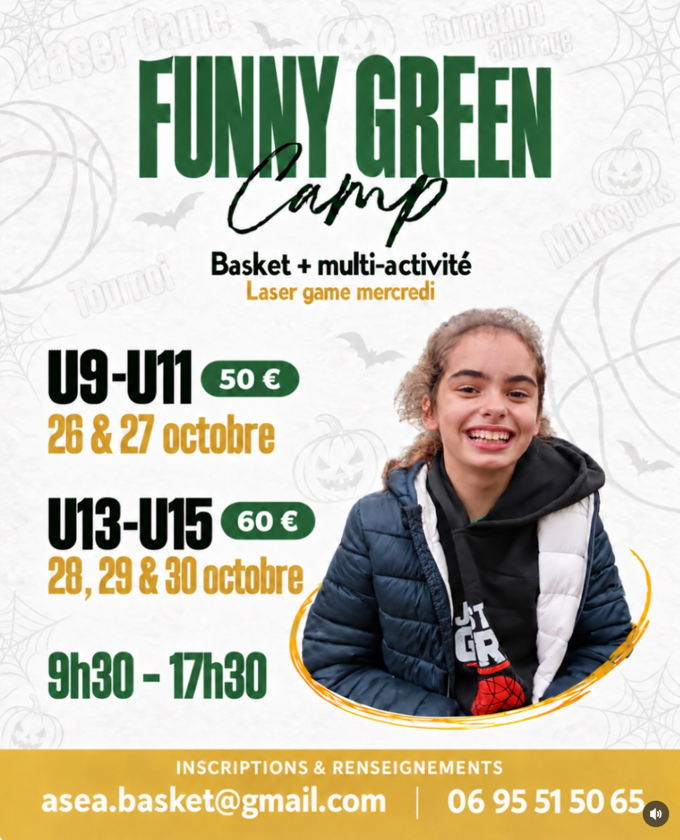 FUNNY GREEN CAMP TOUSSAINT