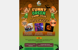 FUNNY GREEN CAMP 2025 HALLOWEEN