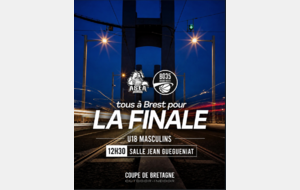 FINALE COUPE DE BRETAGNE POUR NOS U 18. TOUS DERRIERE