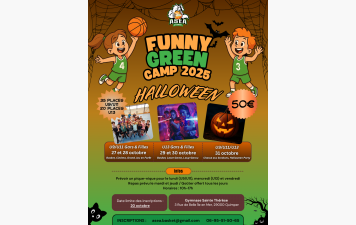 FUNNY GREEN CAMP 2025 HALLOWEEN