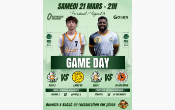 GRANDE SOIREE BASKET SAMEDI SOIR et KEBAB FRITES