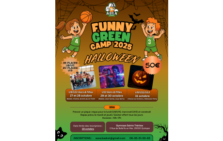 FUNNY GREEN CAMP 2025 HALLOWEEN