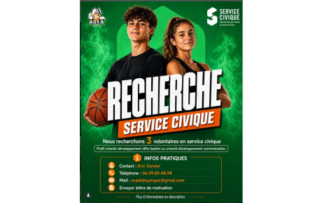 A.S.E.A Basket-RECHERCHE EMPLOIS CIVIQUES