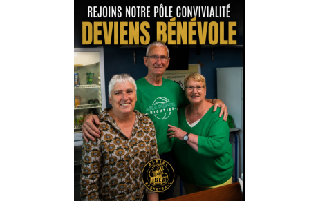 REJOIGNEZ LA GRANDE FAMILLE;DEVENEZ BENEVOLES