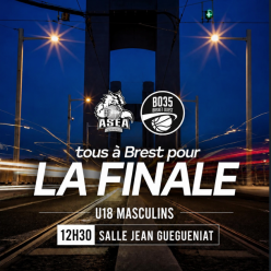 FINALE COUPE DE BRETAGNE POUR NOS U 18. TOUS DERRIERE